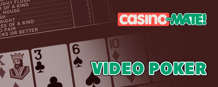 About the Casino Mate site lobby - video poker, slots and other