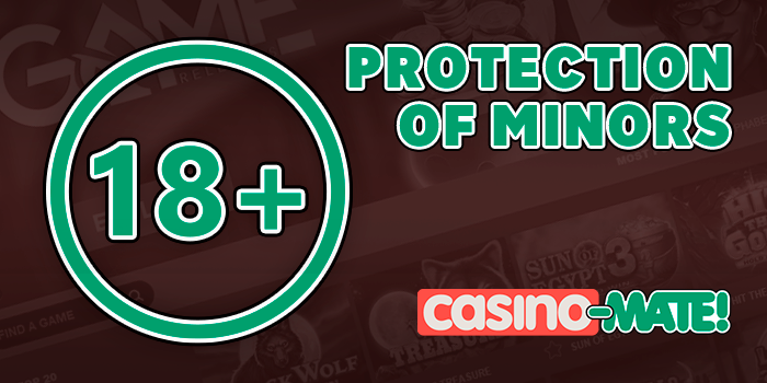 Restricting gambling to minors at Mate Casino