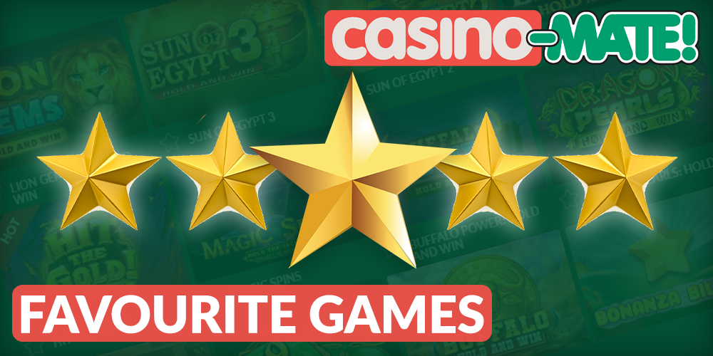 stars, Favourite Games at Casino Mate