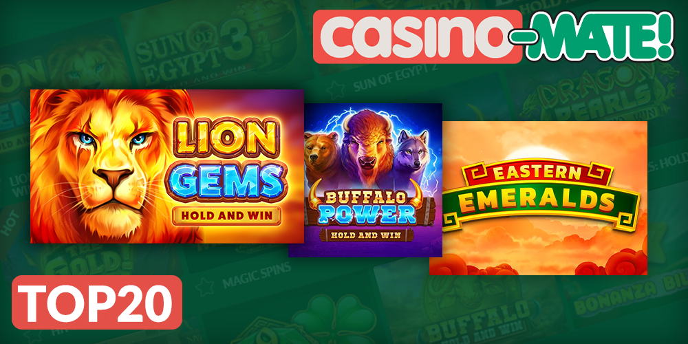Lion Gems, Top20 games at Casino Mate