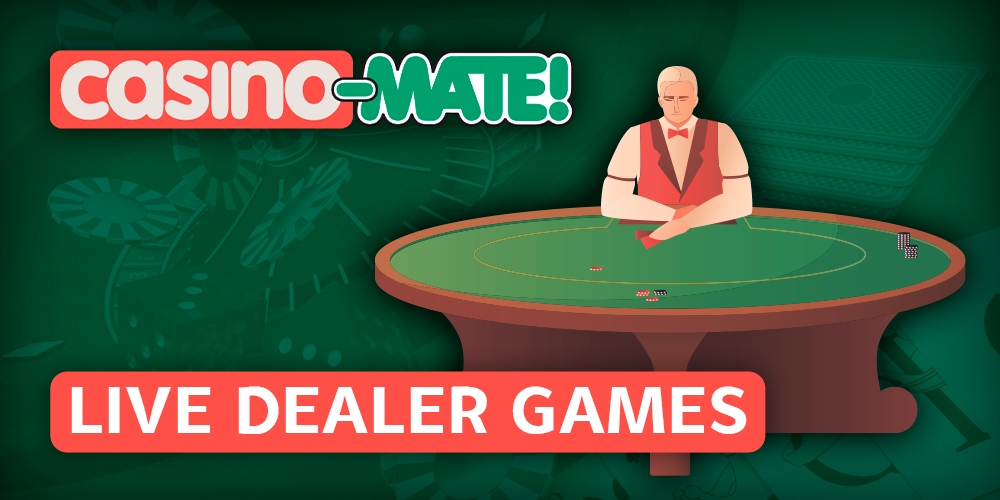 Live Games at Casino Mate - a variety of live games for Australians