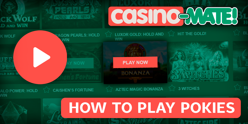 Gambling at Casino Mate - how to start playing pokies