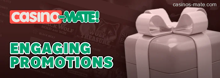 Information about Casino Mate bonuses and promotions