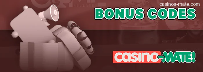 About bonus codes for players from Australia at Casino Mate