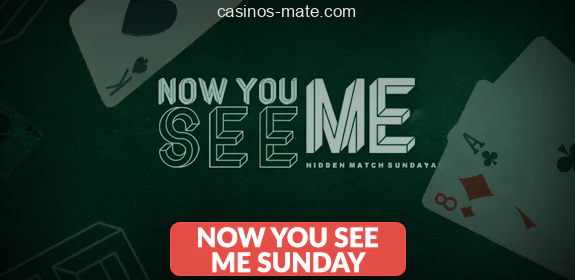 Now You See Me Sunday bonus at Casino Mate