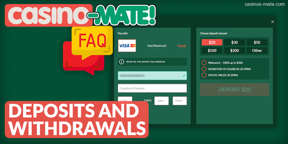 Questions about Casino Mate payments