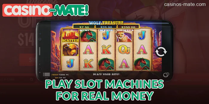 Start plauing pokies at Casino Mate via smartphone