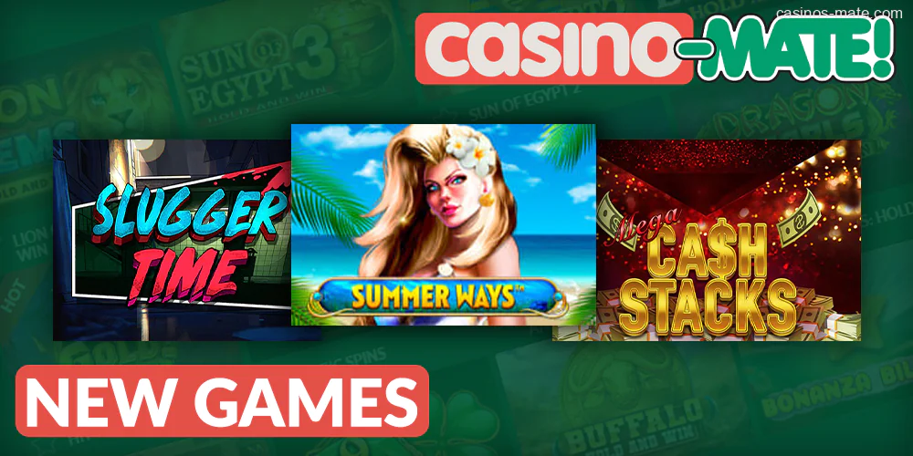 New Games at Casino Mate
