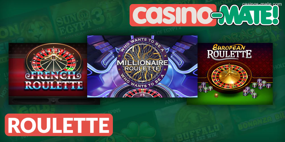 Roulette at Casino Mate