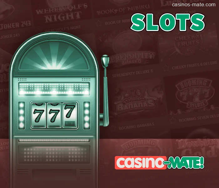 About slots at Casino Mate - which slots can play