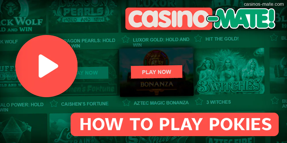 Gambling at Casino Mate - how to start playing pokies