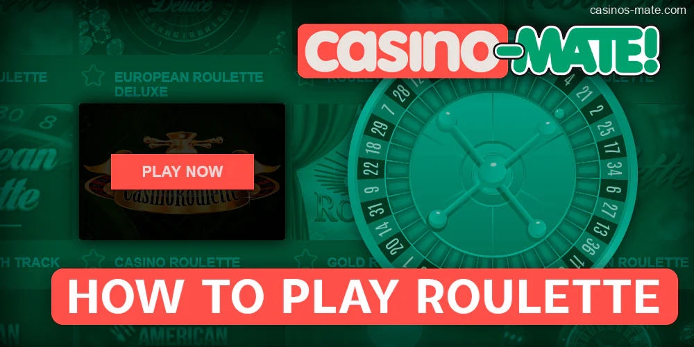 How to start playing roulette at Casino Mate - step by step instructions