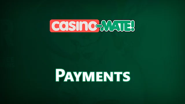 Casino-Mate video about payment methods