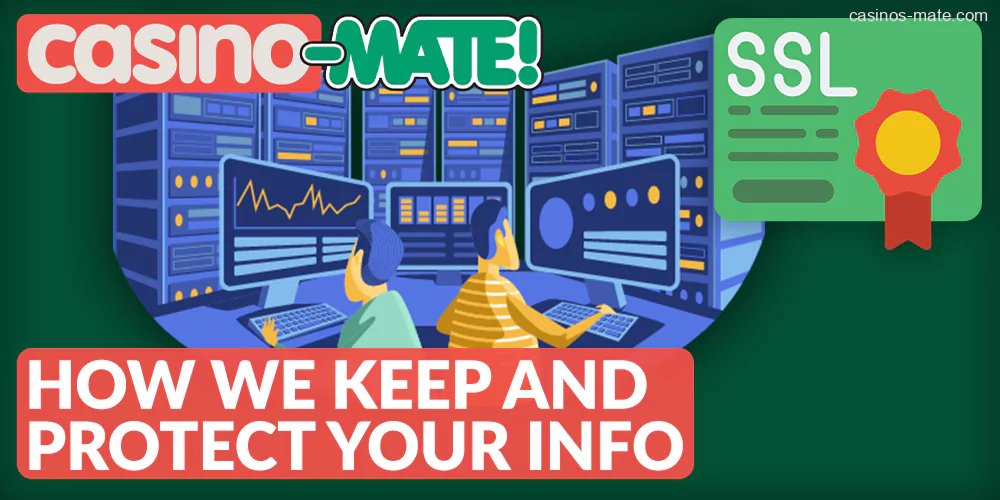 How Casino Mate Keep and Protect players data